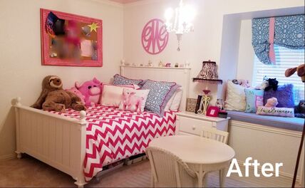professionally organized teen bedroom